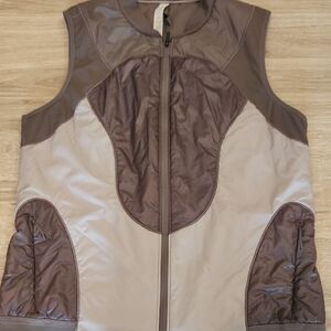 Lululemon Athletica Brown and Tan Active Vest